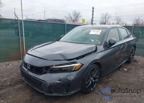 2026 Honda Civic Sport z USA, uszkodzony, nr VIN 2HGFE2F57TH509630